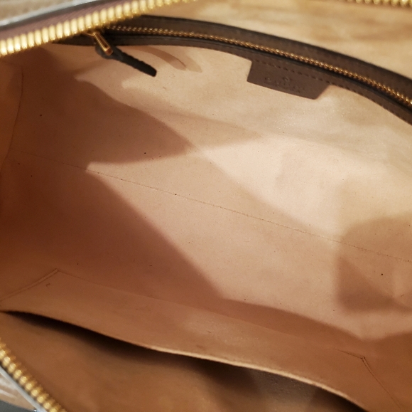 SOLD!!!  GUCCI Ophidia Medium Boston GG Supreme Tote - Picture 8 of 11